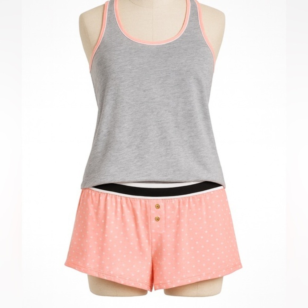 Pj Couture Gray and Pink Pajama Set